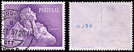 6509 Portugal SG1143 2.30$ Bluish Violet 1957. Sc#825 Mi857 Used. C£17
