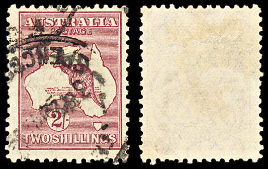 7000 Australia SG110 2S Maroon 1929. Sc#99 Mi 85 Used. C£17