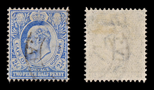 7697 Cape of Good Hope SG73 2½D Light Blue 1904. Sc#66 Mi56. Used. C£22