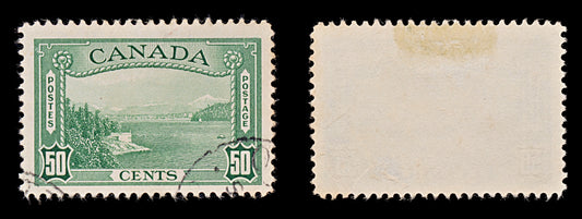 7721 Canada SG366 50C Green 1938. Sc#244 Mi207. Used. C£16