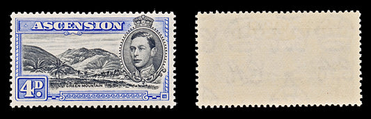 7783 Ascension SG42c 4D Black & Ultramarine 1940. Sc#44Bd Mi47A. Mint MVLH. C£18