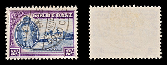 7787 Gold Coast SG130a 2S Violet & Blue 1940. Sc#125 Mi115C. Used. C£21