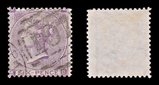 7823 GB SG85 6D Lilac 1864. Sc#39d Mi20II. Used