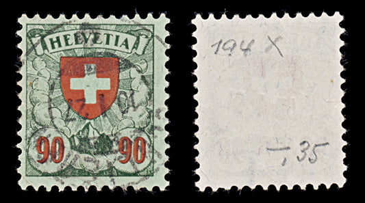 7860: Switzerland SG329/332 Coat of Arms Set of 4 1924 Sc#200/203 Mi194x/197x Used C£28