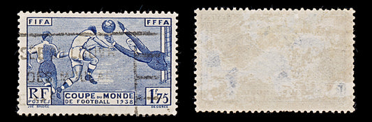 7971: France SG612 1.75F Dark ultramarine 1938 Sc#349 Mi427 Used C£17