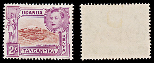 8069: KUT SG146b 2s Brown & Red violet 1944 Sc#81 Mi67D Mint MLH C£50