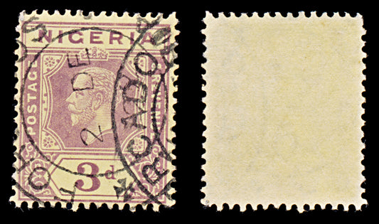 8101: Nigeria SG5e 3d Purple 1921 Used C£15