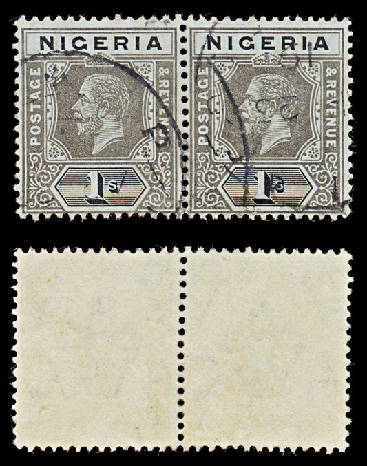 8102: Nigeria SG8 1s Black 1914 Sc#15 Mi8ay Used C£46