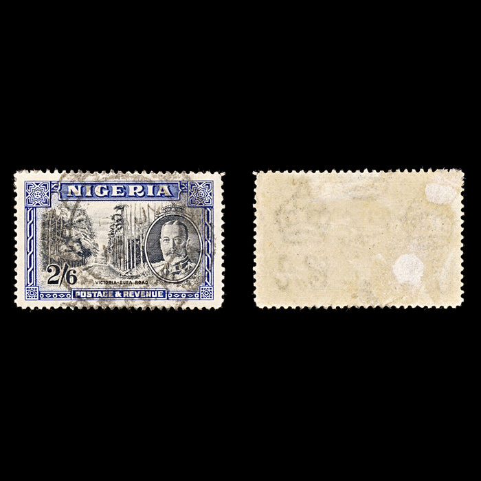 9240: Nigeria SG42 2s6d Black & Blue 1936 Sc#46 Mi39 Used C£45