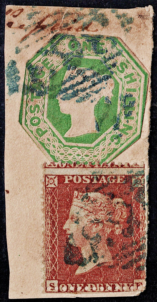 3769 GB 1s Light green 1847. SG54 Sc5 Mi7. Spec H1 C6. Green 363 Newtonmountkennedy.