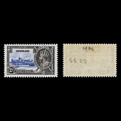 4250 Eswatini (Swaziland) SG22 2d Grey & Ultramarine. Flaw Dot Next To Turret. 1935. Sc#21 Mi21 MM Mint. C£140, view 4