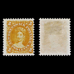 4977 New Brunswick SG10 2c Orange. 1863. Sc#7 Mi5 MM Mint. C£40, view 1