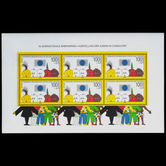 3868 Germany 10th Youth Philatelic Exhibition 1990. SG MS2321 Mi BL21 Sc# B693. c£27, view 2