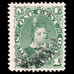 5278 Newfoundland SG50 2c Green. 1887. Sc#44 Mi36b Used. C£14, view 3