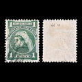 5279 Newfoundland SG66 1c Green. 1897. Sc#61 Mi44 Used. C£13