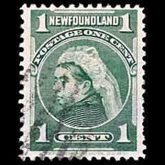 5279 Newfoundland SG66 1c Green. 1897. Sc#61 Mi44 Used. C£13, view 3