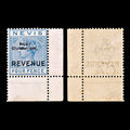 5282 St Christopher 4d Blue Revenue. 1883. MLH