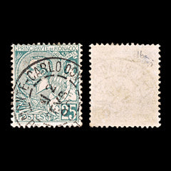 5414 Monaco SG16a 25c Green. 1891. Sc#20 Mi16 Used. C£55, view 1