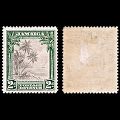 5567 Jamaica SG111 2d Green & Black 1932. Sc#106 Mi108 Mint MH. C£40, view 1