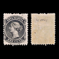 5592 Nova Scotia SG9 1c Black. Re-Entry? 1860. Sc#8 Mi5ax Mint MH