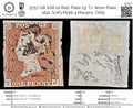 5757 GB SG8 1d Red. Plate 23. TJ. Worn Plate. 1841. Sc#3 Mi3Ib 4 Margins. C£65