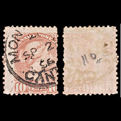 5766 Canada SG110 10c Carmine-Pink 1891. Sc#45b Mi31cA Used. C£45, view 1