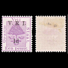 5822 Orange State SG113 1d on 1d. Space Betw'n R & I 1900. Sc#45i Mi24II MM Mint. C£130, view 1