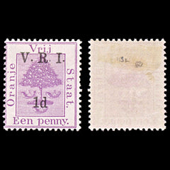 5822 Orange State SG113 1d on 1d. Space Betw'n R & I 1900. Sc#45i Mi24II MM Mint. C£130, view 2