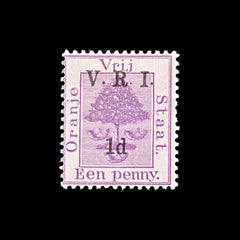 5822 Orange State SG113 1d on 1d. Space Betw'n R & I 1900. Sc#45i Mi24II MM Mint. C£130, view 3