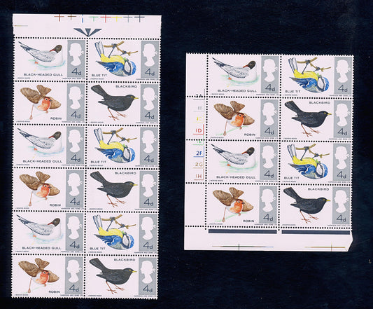 5842 GB SG696/9 "Birds". Colour Error.  MNH Mint. C£600