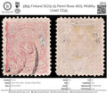 5855 Finland SG79 25 Penni Rose 1875. Mi18Ay Used. C£45