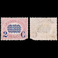 5857 Italy SG26 2c on 30c Lake 1878. Sc#40 Mi32 MH Mint. C£750