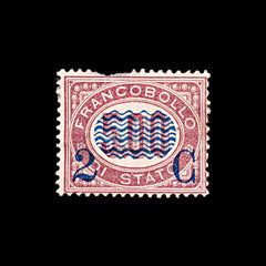 5859 Italy SG29 2c on 5L Lilac-Red 1878. Sc#43 Mi35 MH Mint. C£900, view 3