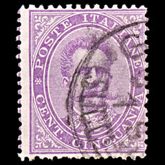 5865 Italy SG36 50c Violet 1879. Sc#50 Mi42A Used. C£24, view 3