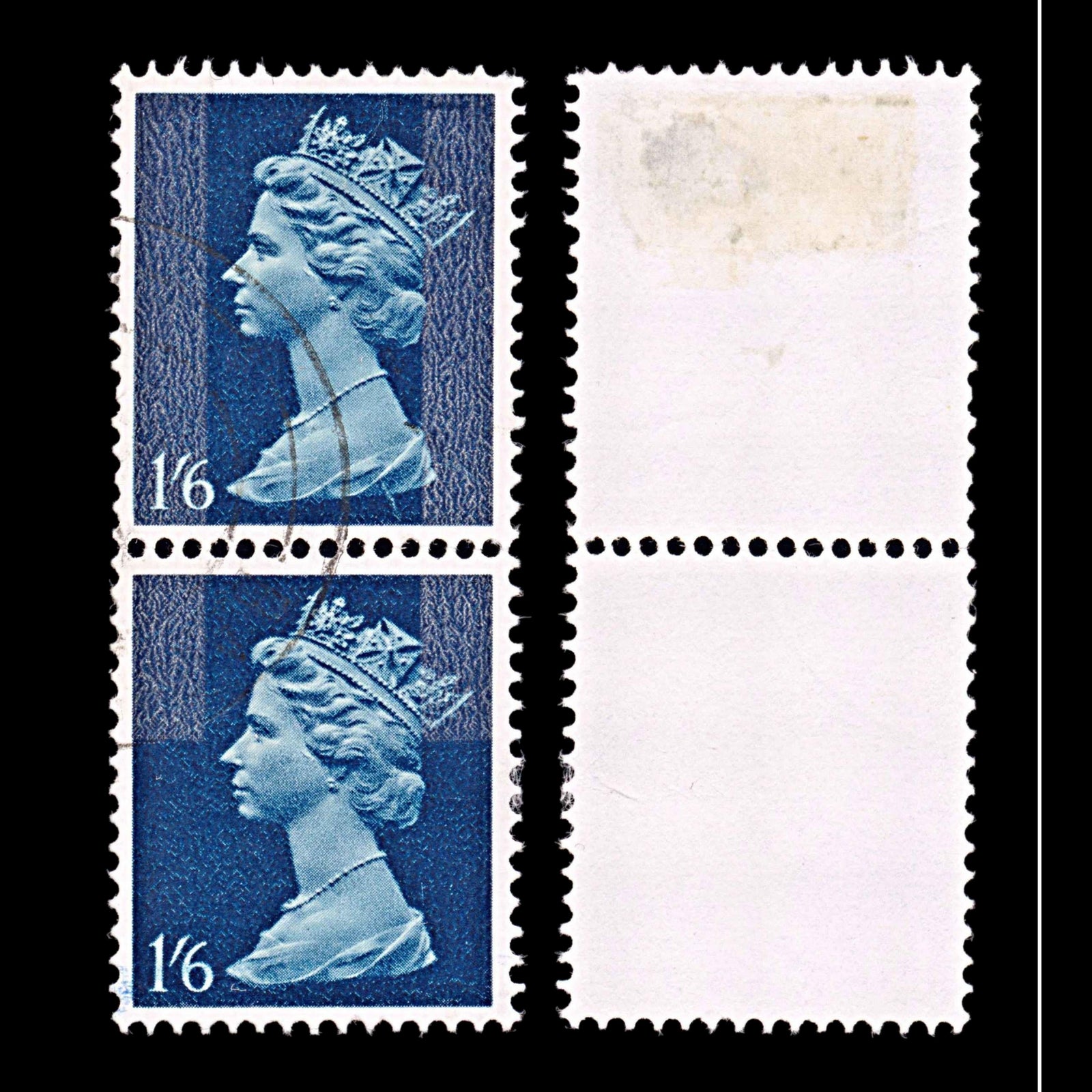 5919 GB SG743 1s6d Machin. Shifted Phosphor 1967. Sc# MH16 Mi464 Used