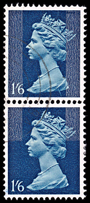 5919 GB SG743 1s6d Machin. Shifted Phosphor 1967. Sc# MH16 Mi464 Used