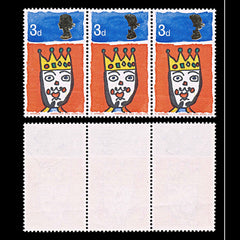 5921 GB SG713 3d Christmas. Double Head, 1 Albino 1966. Sc#478 Mi442x MNH Mint. C£1300, view 1
