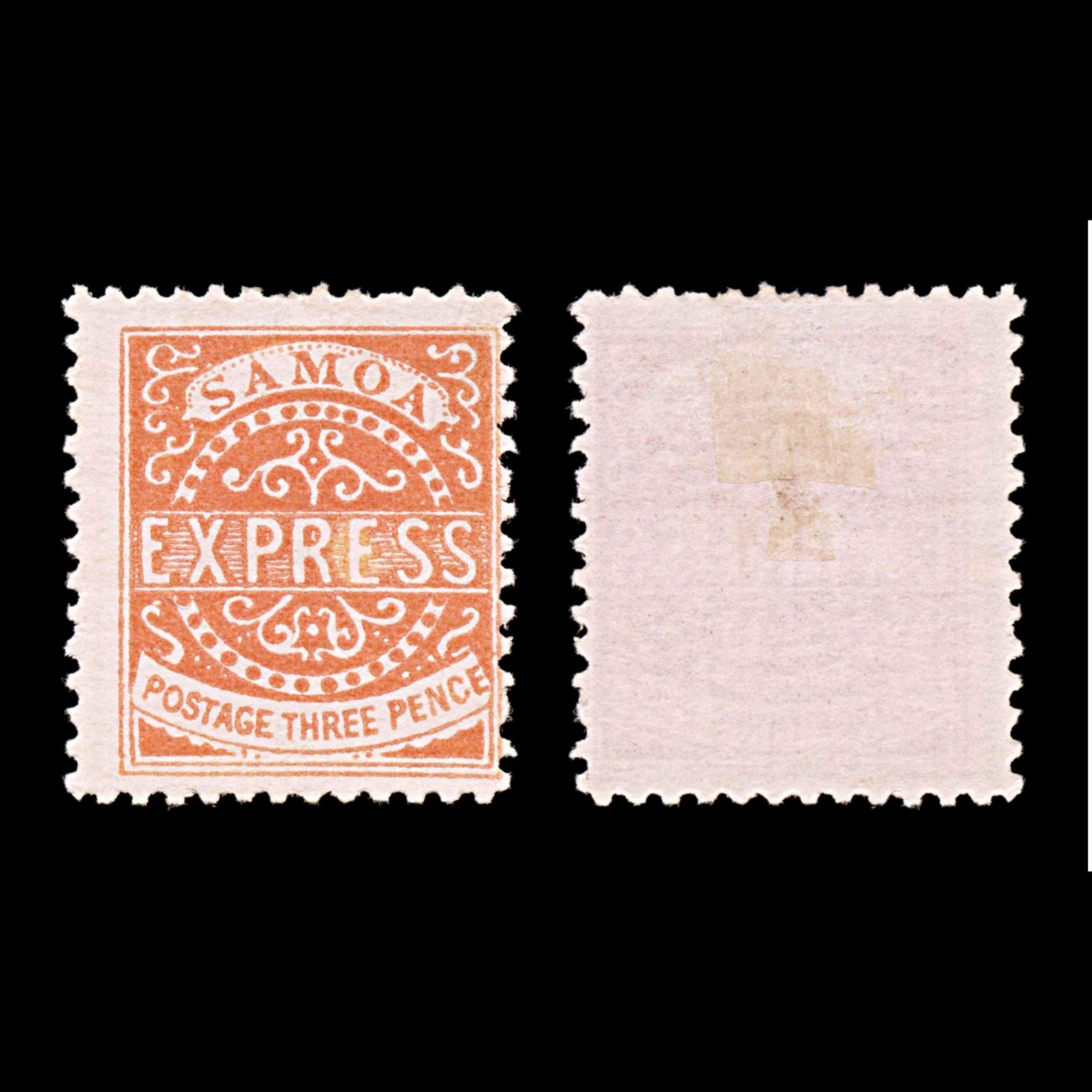 5949 Samoa SG11 3d Vermilion. Likely Forgery 1877. Sc#3d Mi2IIIb MNG. C£70