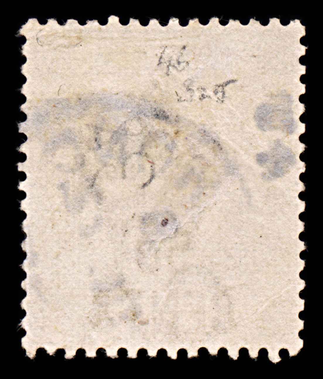 5956 Hong Kong SG46 50c on 48c Lilac 1891. Sc#54 Mi49I Used. C£325