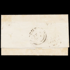 5980 GB SG1 1d Black Plate 11 "QH" on Cover 1840. Sc#1 Mi1 4 Margins. C£16000, view 5