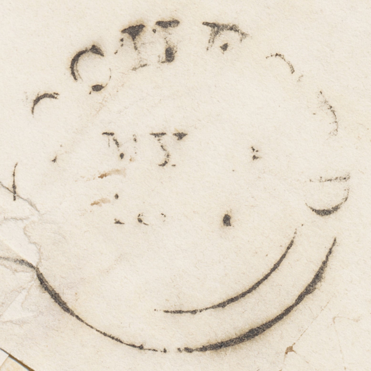 5980 GB SG1 1d Black Plate 11 "QH" on Cover 1840. Sc#1 Mi1 4 Margins. C£16000