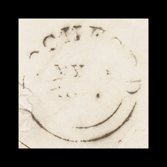 5980 GB SG1 1d Black Plate 11 "QH" on Cover 1840. Sc#1 Mi1 4 Margins. C£16000, view 6
