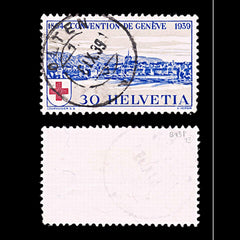 5983 Switzerland SG400 30c Blue & Buff 1939. Sc#269 Mi358 Used. C£5, view 1