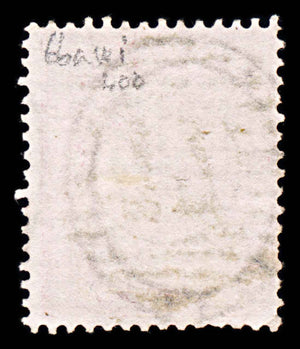 5986 GB SG66wi 4d Rose. Inverted Watermark 1857. Sc#26 Mi13Zzb Used. C£400