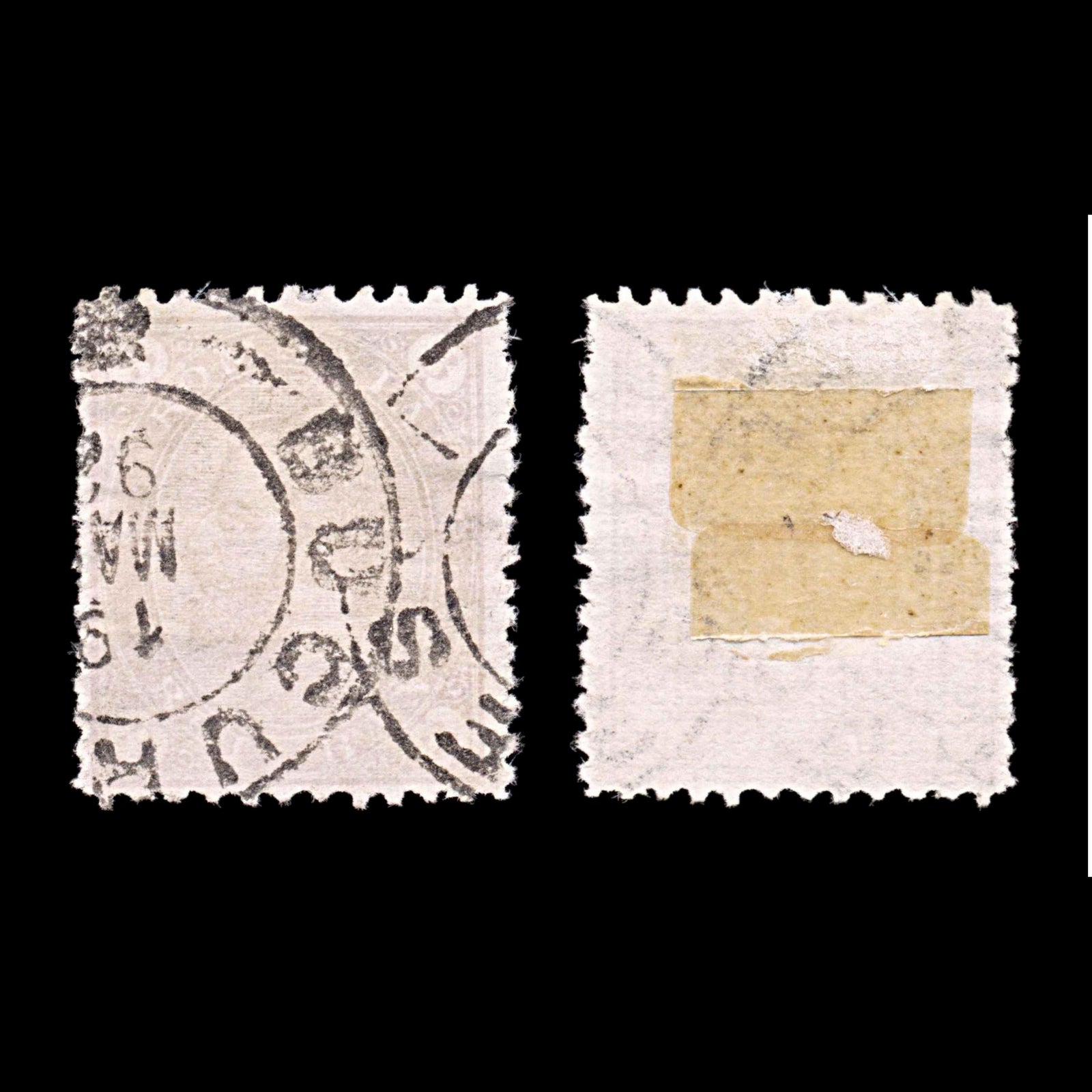 6004 Romania 3 Ban Pale Lilac 1891. Sc#102 Mi84b Used