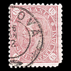6005 Romania 1½ Ban Red-Lilac 1891. Sc#101 Mi83 Used, view 3