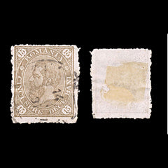 6007 Romania SG275 15 Ban Olive-Brown 1891. Sc#105 Mi87 Used, view 1