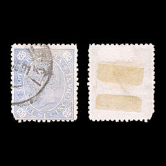 6008 Romania 25 Ban Blue 1891. Sc#106 Mi88 Used, view 2