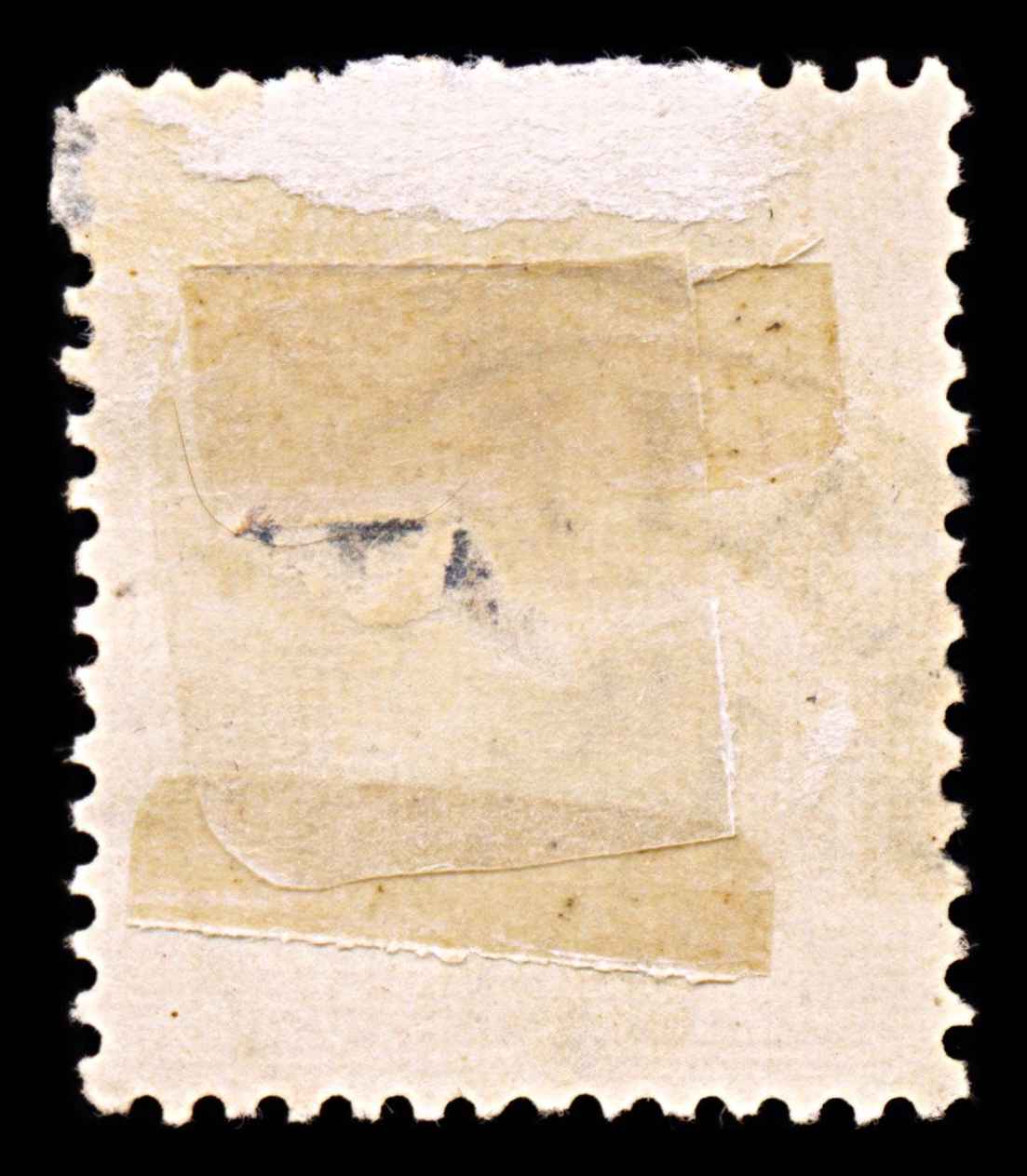 6014 Romania SG110 25 ban Orange Buff 1872. Sc#58 Mi41a Used. C£23