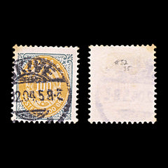 6023 Denmark 100 ore Grey & Yellow 1903. Sc#52b Mi31IZB Used. C£10, view 2